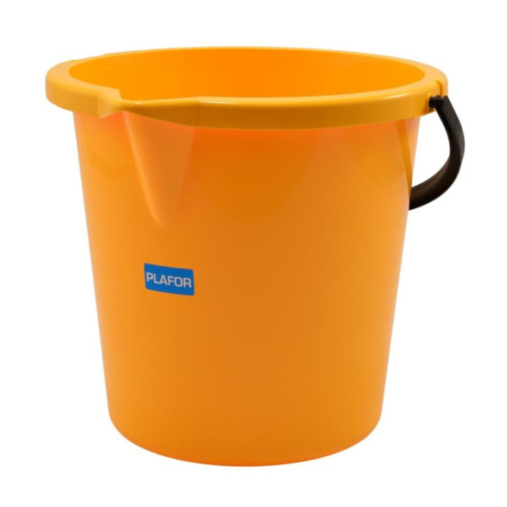 Wiadro 12L plastikowe z wylewką mix 533-00 podziałka