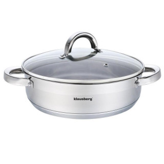 Garnek 28cm 6,0L nierdzewny z/p Klausberg KB-7174