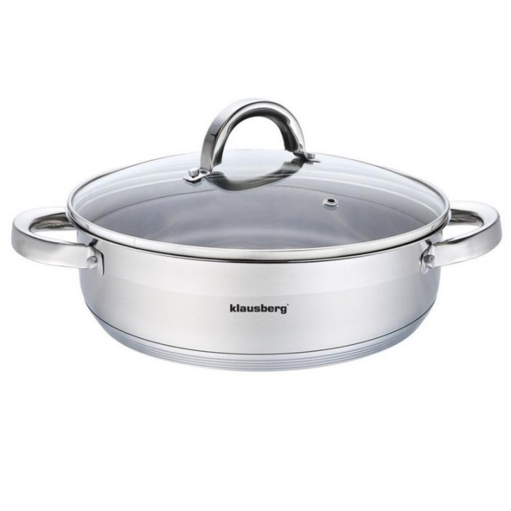 Garnek 28cm 6,0L nierdzewny z/p Klausberg KB-7174