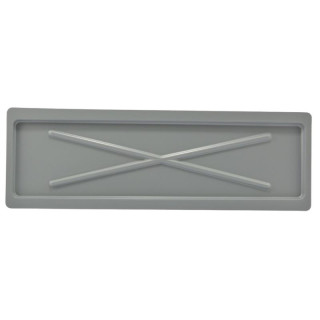 Podstawka pod suszarkę 75x24,7cm srebrna