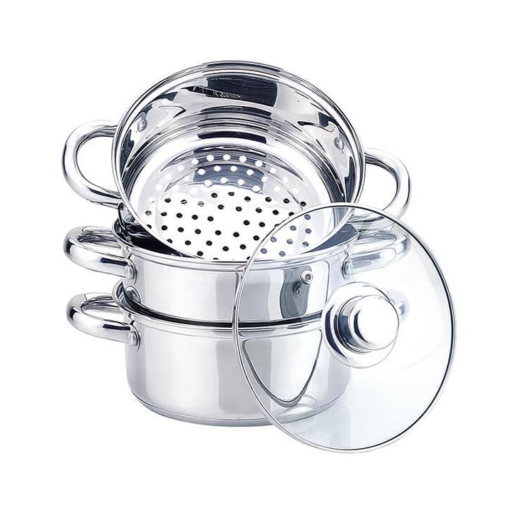 Garnek na parę 4 elementy 22cm MR-2900-22