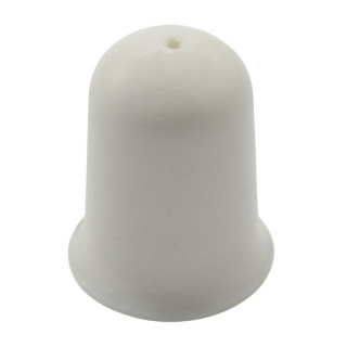 Solniczka Eva 5,5cm biała szkło hartowane