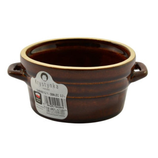 Garnek kamionka 0,3L smalec Q11 12x6cm