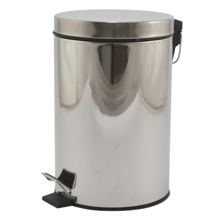 Kosz na śmieci  7L nierdzewny z pedałem połysk
