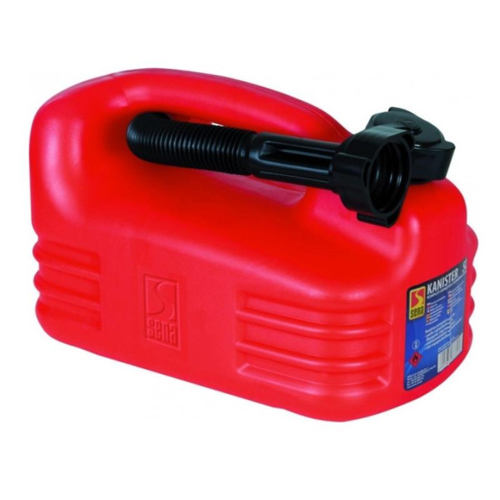 Karnister na benzynę z lejkiem premium 5L 6918 mix