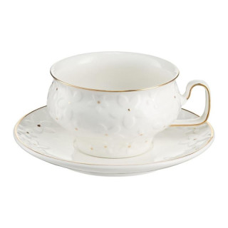 Filiżanka ze spodkiem 280ml Fiorella GB045 Villa Italia