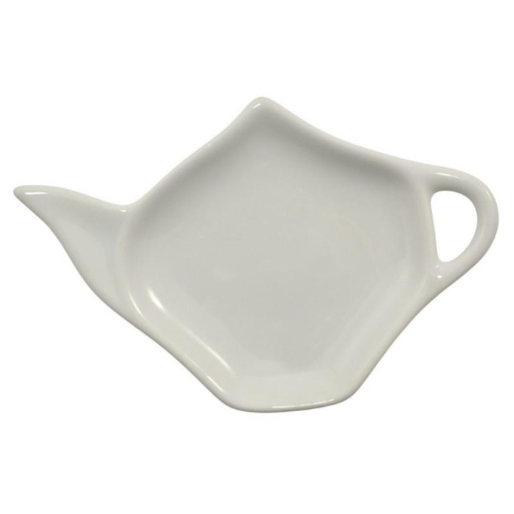 Spodek niekapek do herbaty czajniczek biały