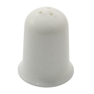 Pieprzniczka Eva 5,5cm biała szkło hartowane