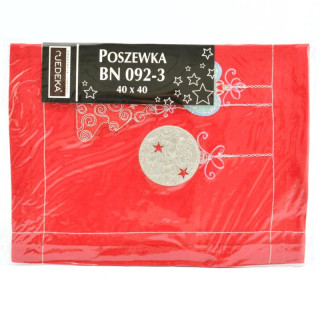 Poszewka 40x40cm bożonarodzeniowa 092-3