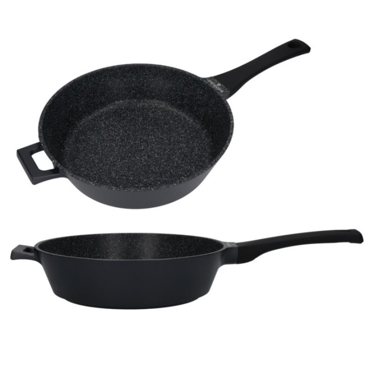 Patelnia 28cm głęboka Black Stone Zwieger
