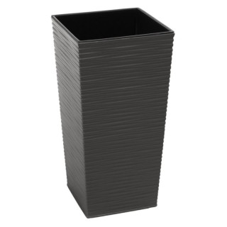 Doniczka Finezja dłuto 25cm h:46,5cm grafit 589