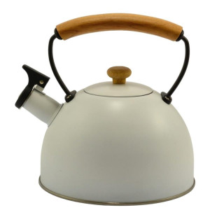 Czajnik 2,5L nierdzewny Vintage Wood biały 5795