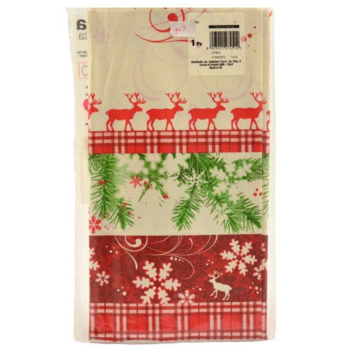 Obrus 140x220cm bożonarodzeniowy 27451