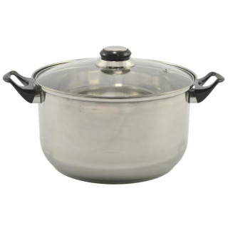 Garnek Vital 24cm 5,1L nierdzewny z pokrywką