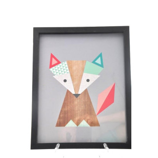 Ramka 25x31cm drewniana czarna 1635  OPIS!