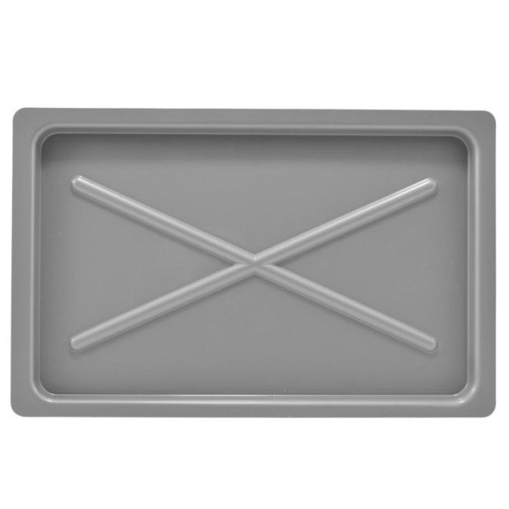 Podstawka pod suszarkę 35,5x23cm srebrna