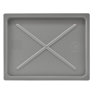 Podstawka pod suszarkę 36x28cm srebrna