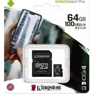 Karta P.KINGSTON 64gb sd/mikro