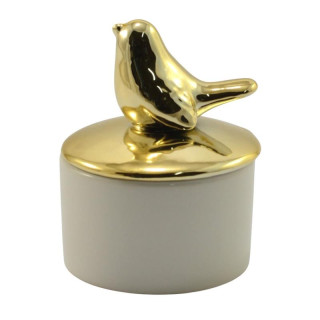 Figurka-szkatułka ptaszek 7,5x10cm ASG40150 mix