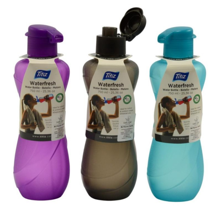 Bidon 750ml plastikowy TP-491 mix