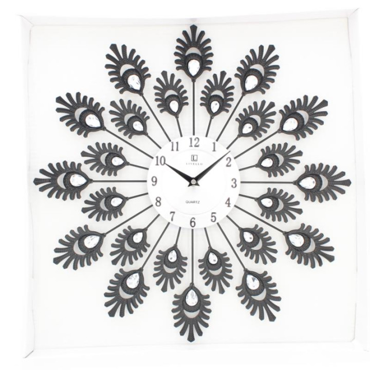 Zegar ścienny 50cm czarny ZG51