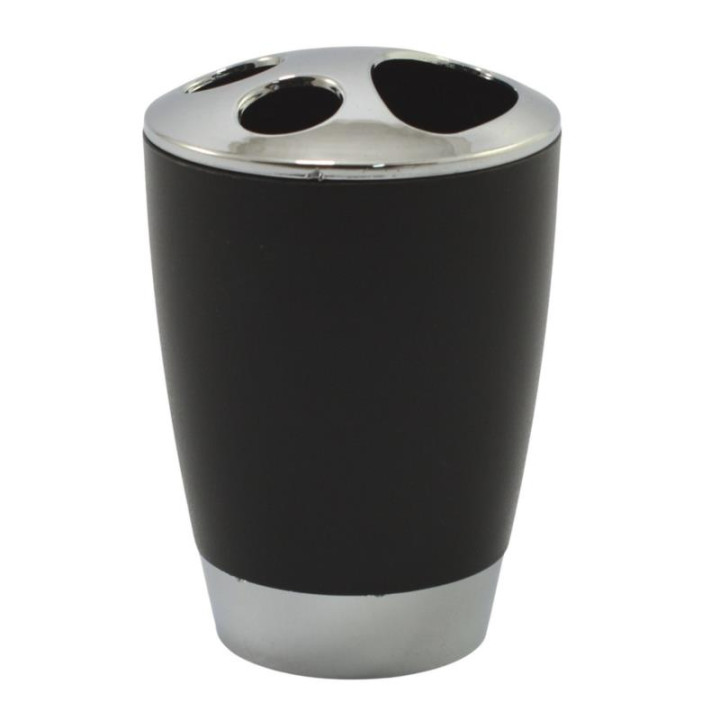 Kubek na szczoteczki Ravello czarny