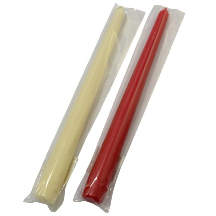 Świeca stożkowa 24cm mix