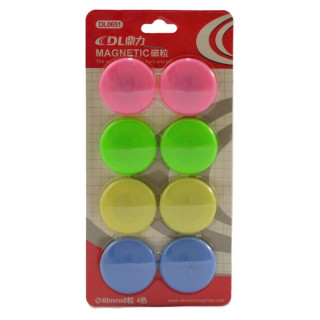 Magnesy do tablic 8 sztuk 4cm AST22182