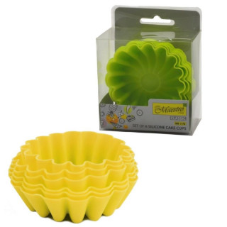 Foremki silikonowe do babeczek 6szt MR-1176 mix