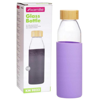 Butelka szklana 500ml Kamille KM9022 mix