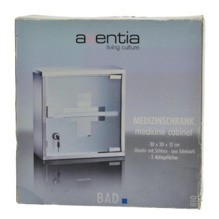 Apteczka ścienna nierdzewna 30x30x12cm 116913 Axentia