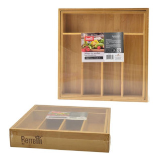 Wkład do szuflad bambusowy Beretti BR-8396 rozsuwany