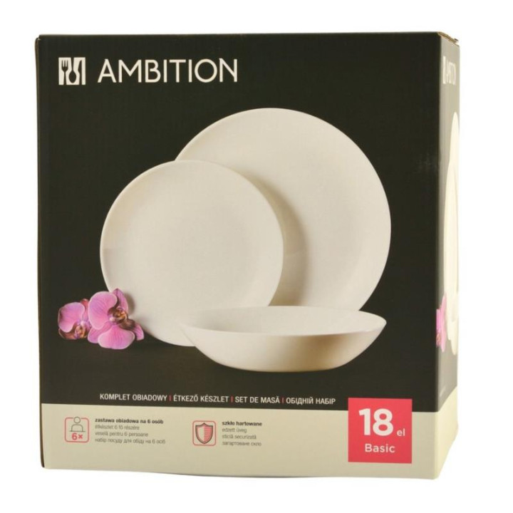Serwis obiadowy Ambition Basic 18 elementów 42861