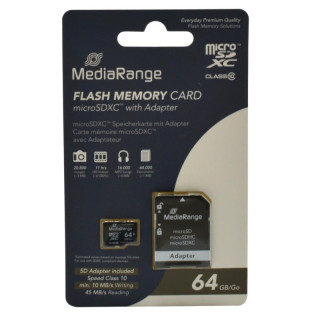 Karta pamięci MicroSDXC 64GB adapter